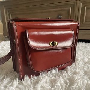 Vintage dark red purse